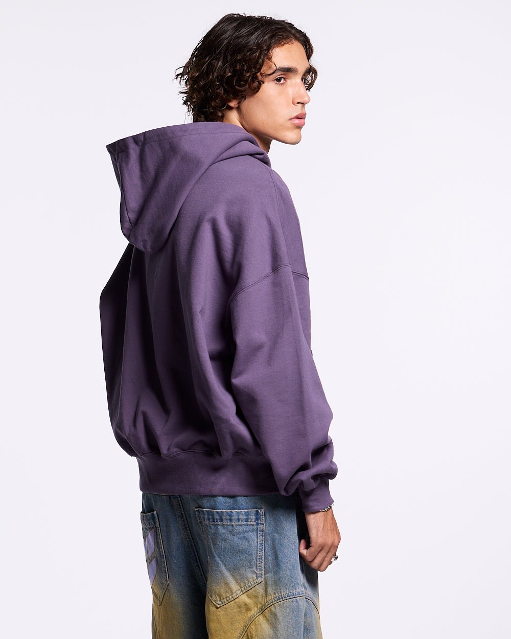 HARPER ZIP HOODIE PURPLE - COLD CULTURE