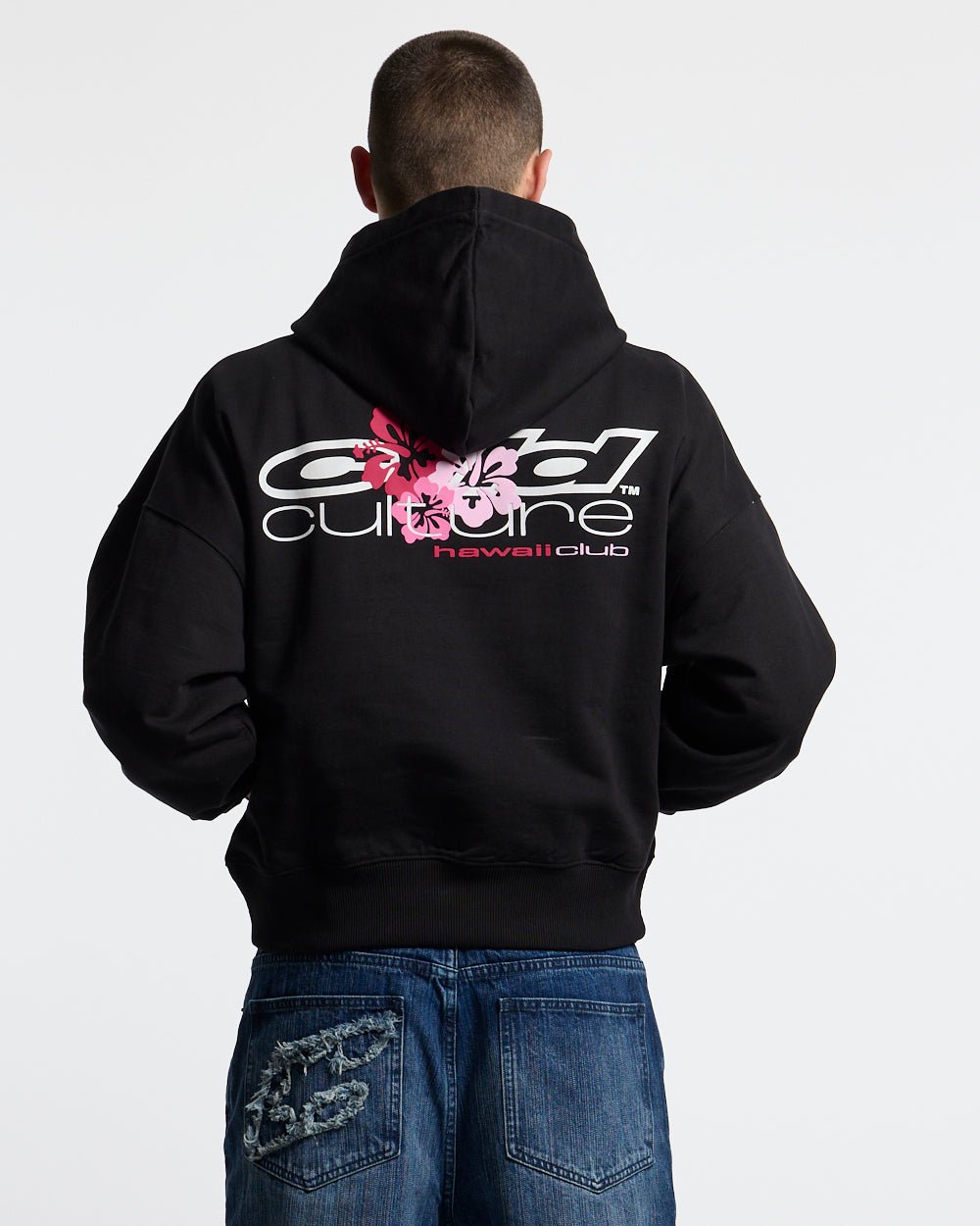 HAWAII CLUB HOODIE BLACK - Cold Culture #man