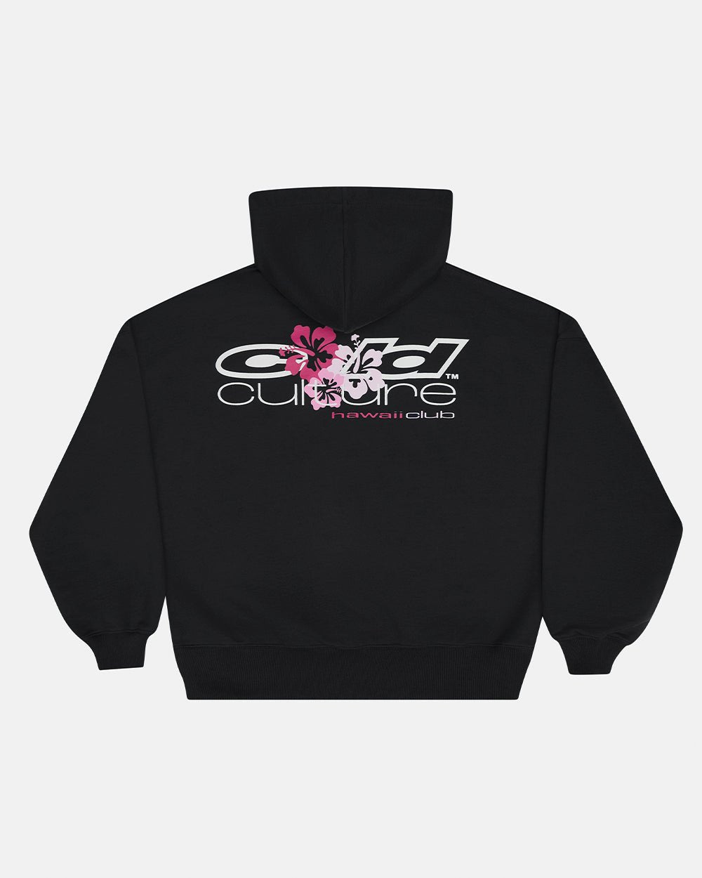 HAWAII CLUB HOODIE BLACK - Cold Culture