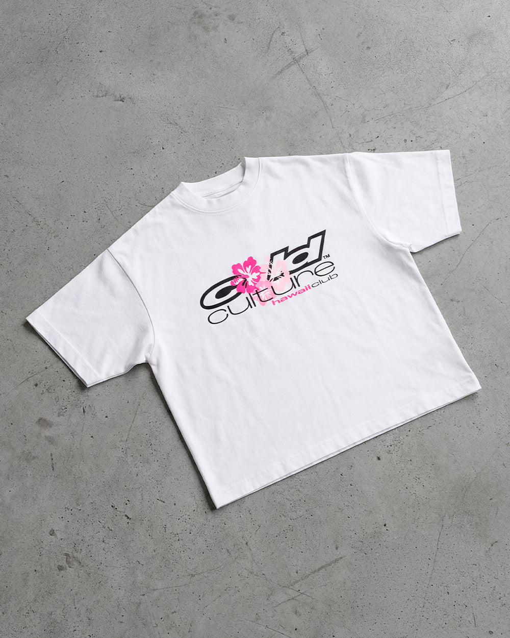HAWAII CLUB TEE WHITE - Cold Culture