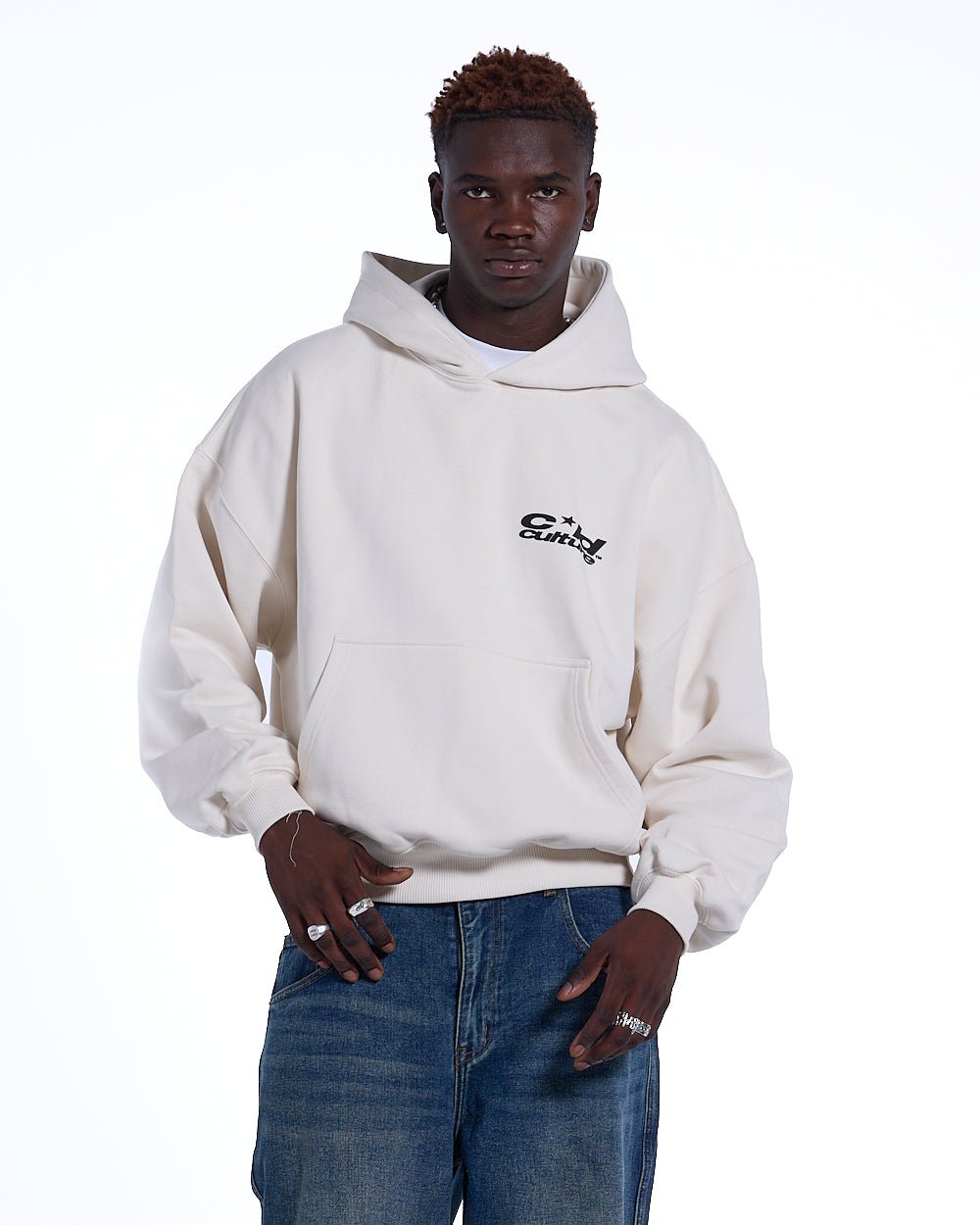 HEART ASHTRAY HOODIE GREY - COLD CULTURE