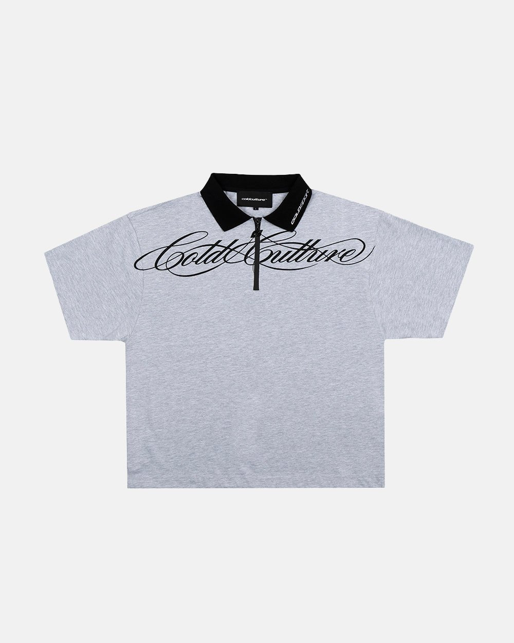 HEAT GYM POLO GREY - Cold Culture