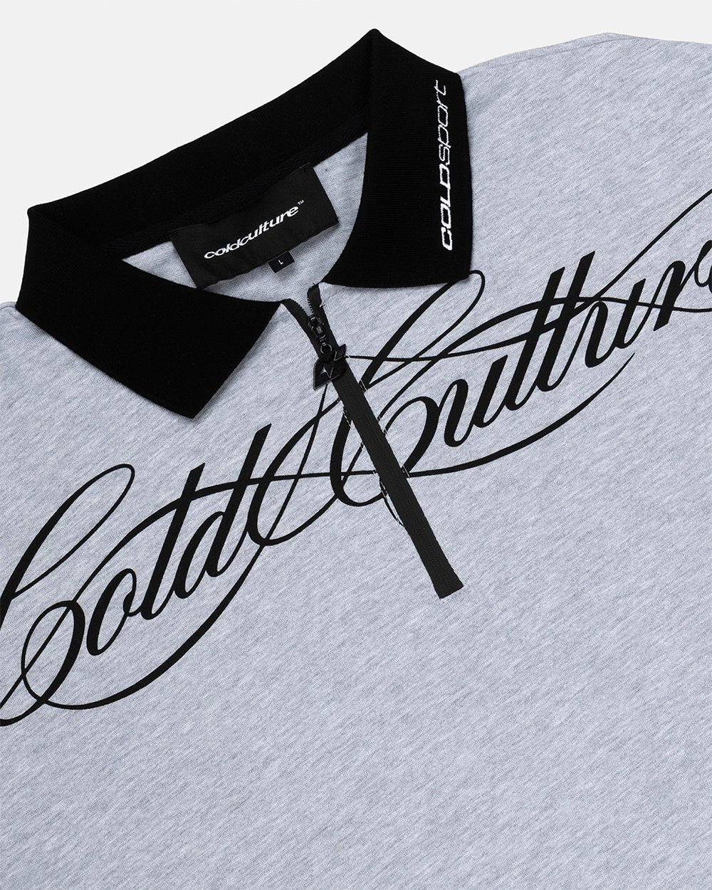 HEAT GYM POLO GREY - Cold Culture