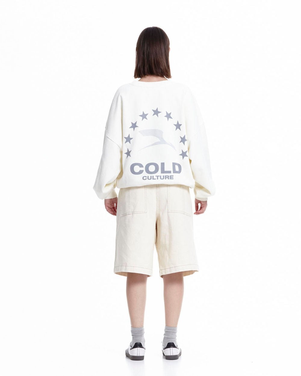 HEIGHTS CREWNECK IVORY WHITE - COLD CULTURE