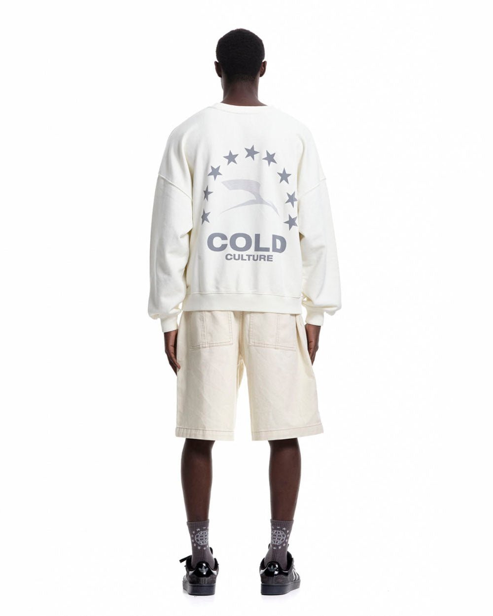 HEIGHTS CREWNECK IVORY WHITE - COLD CULTURE