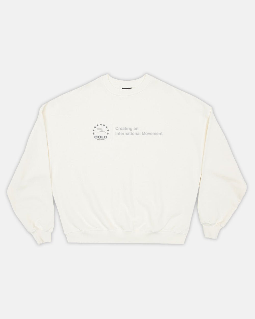 HEIGHTS CREWNECK IVORY WHITE - COLD CULTURE