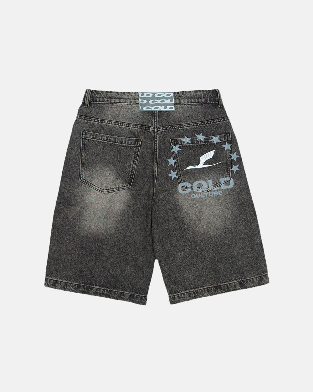 HEIGHTS V2 SHORTS HEAVY GREY DENIM - COLD CULTURE