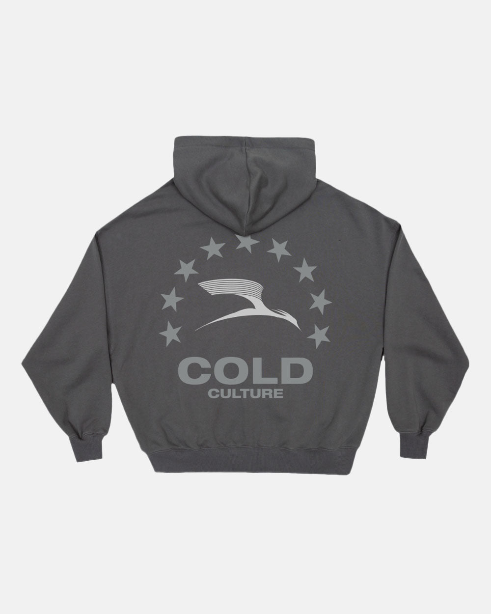 HEIGHTS ZIP HOODIE HEAVY GREY - COLD CULTURE