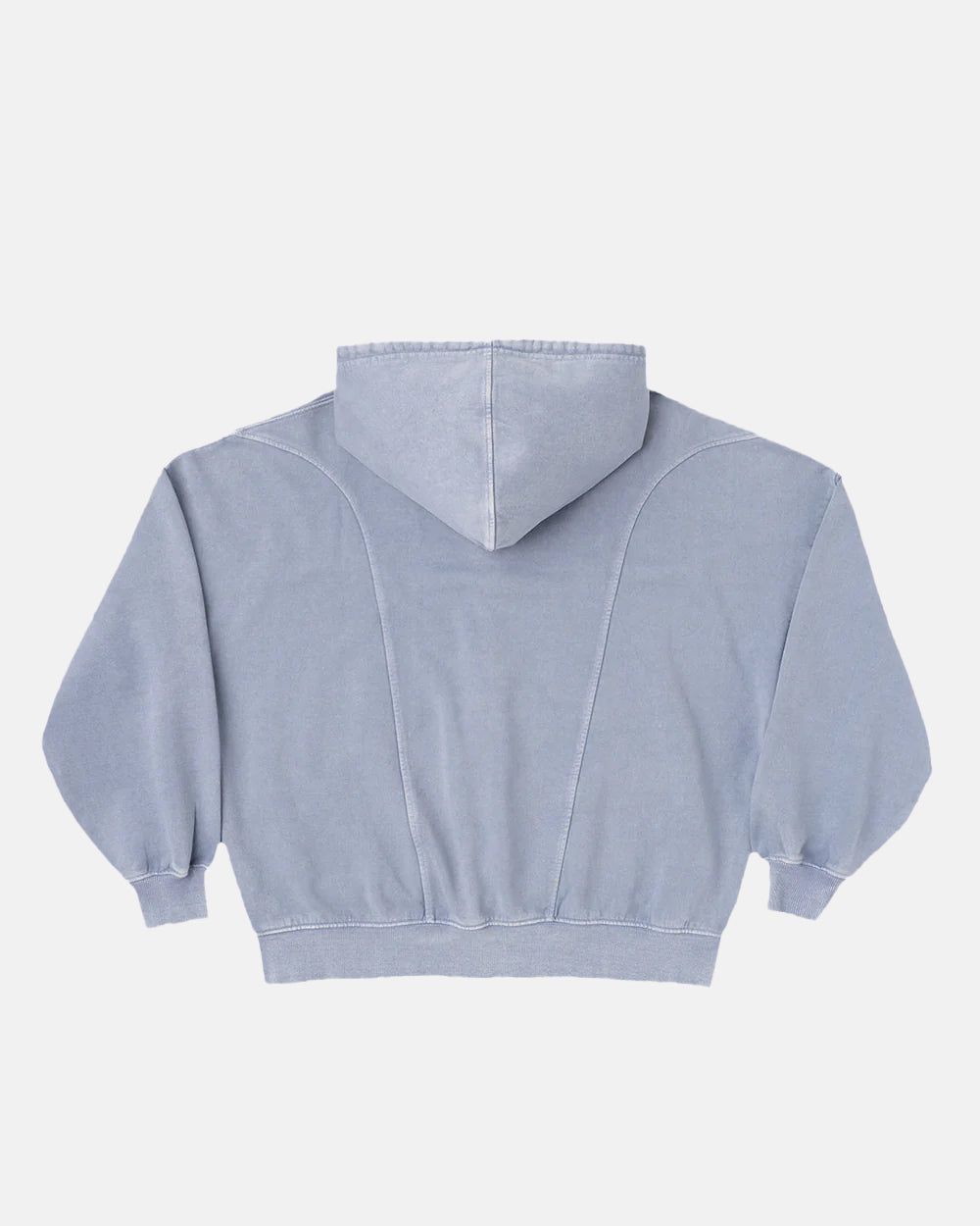 SHAPES ZIP HOODIE +WASHED COOL BLUE