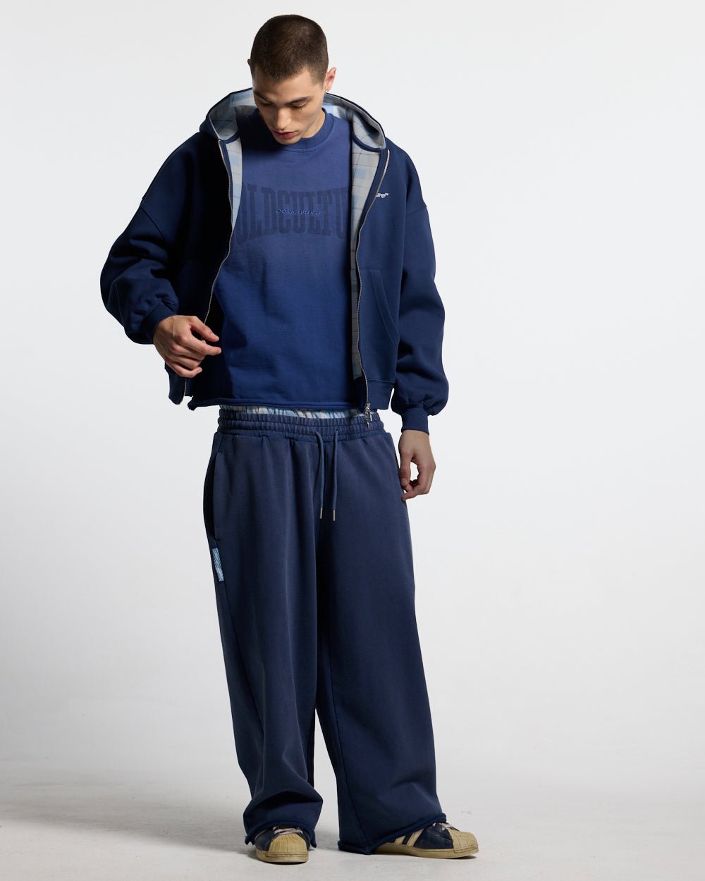 HIDE AND SEEK SWEATPANTS NAVY - Cold Culture