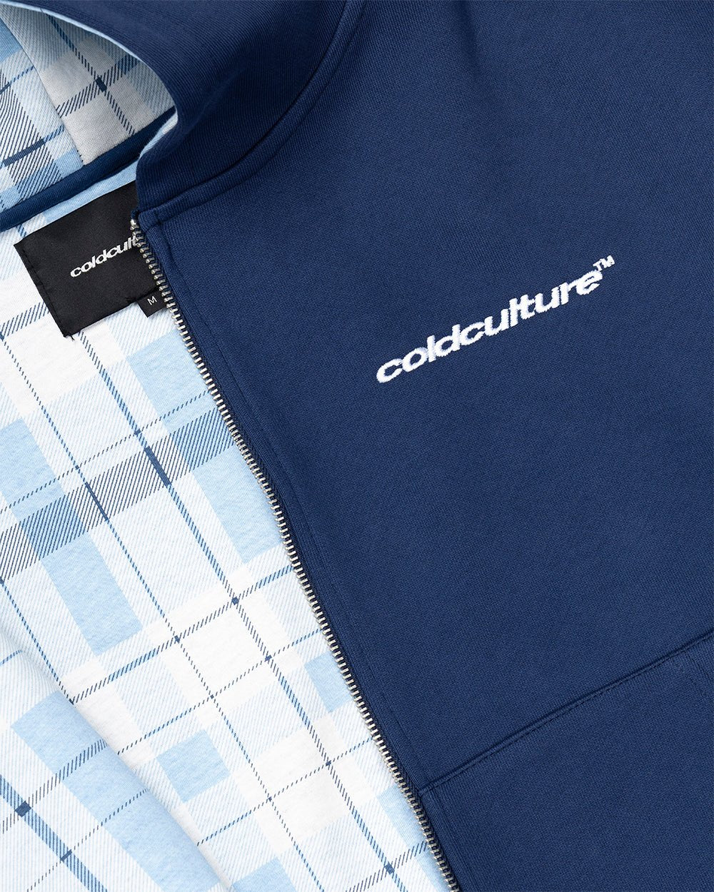 HIDE AND SEEK ZIP HOODIE NAVY - Cold Culture