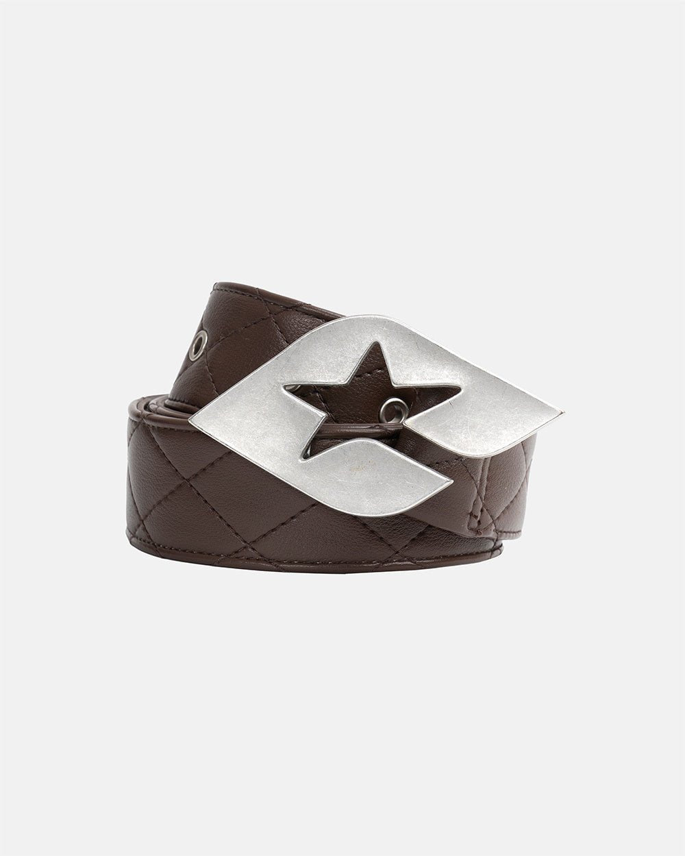 HIGH CLASS LEATHER BELT BROWN - Cold Culture