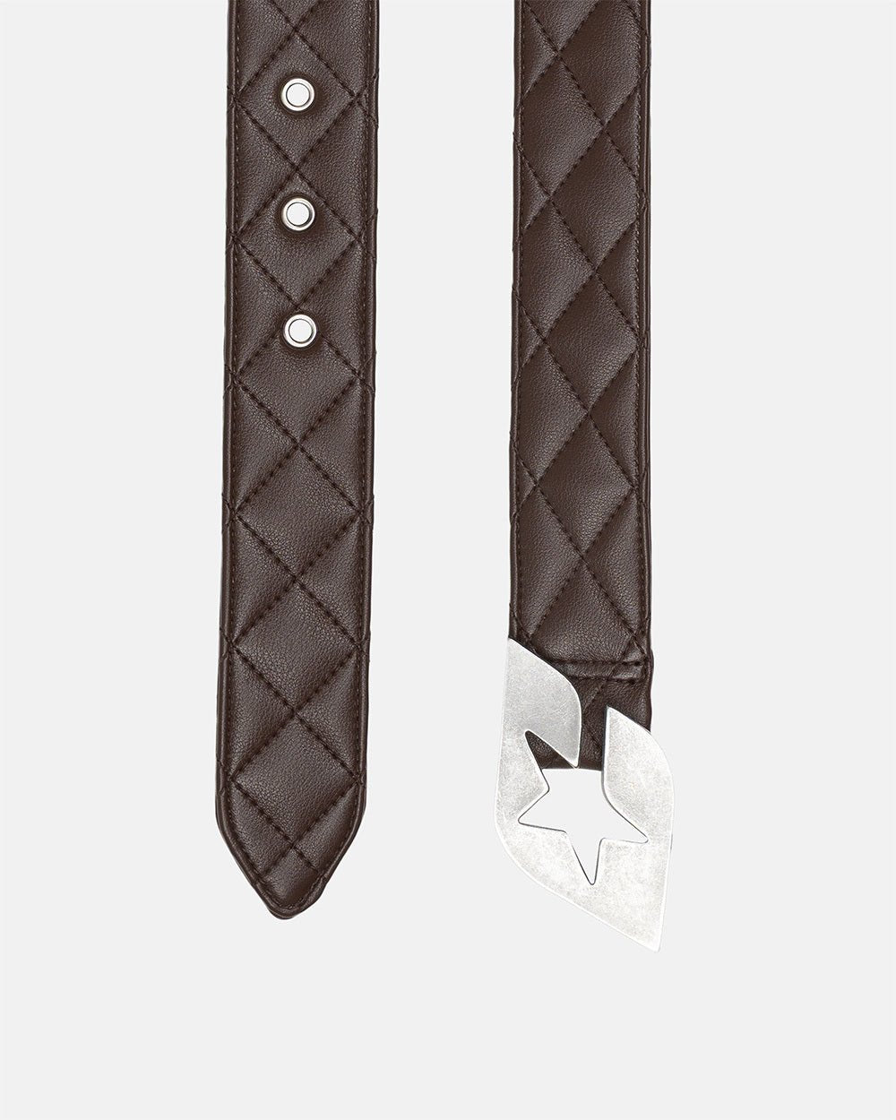 HIGH CLASS LEATHER BELT BROWN - Cold Culture