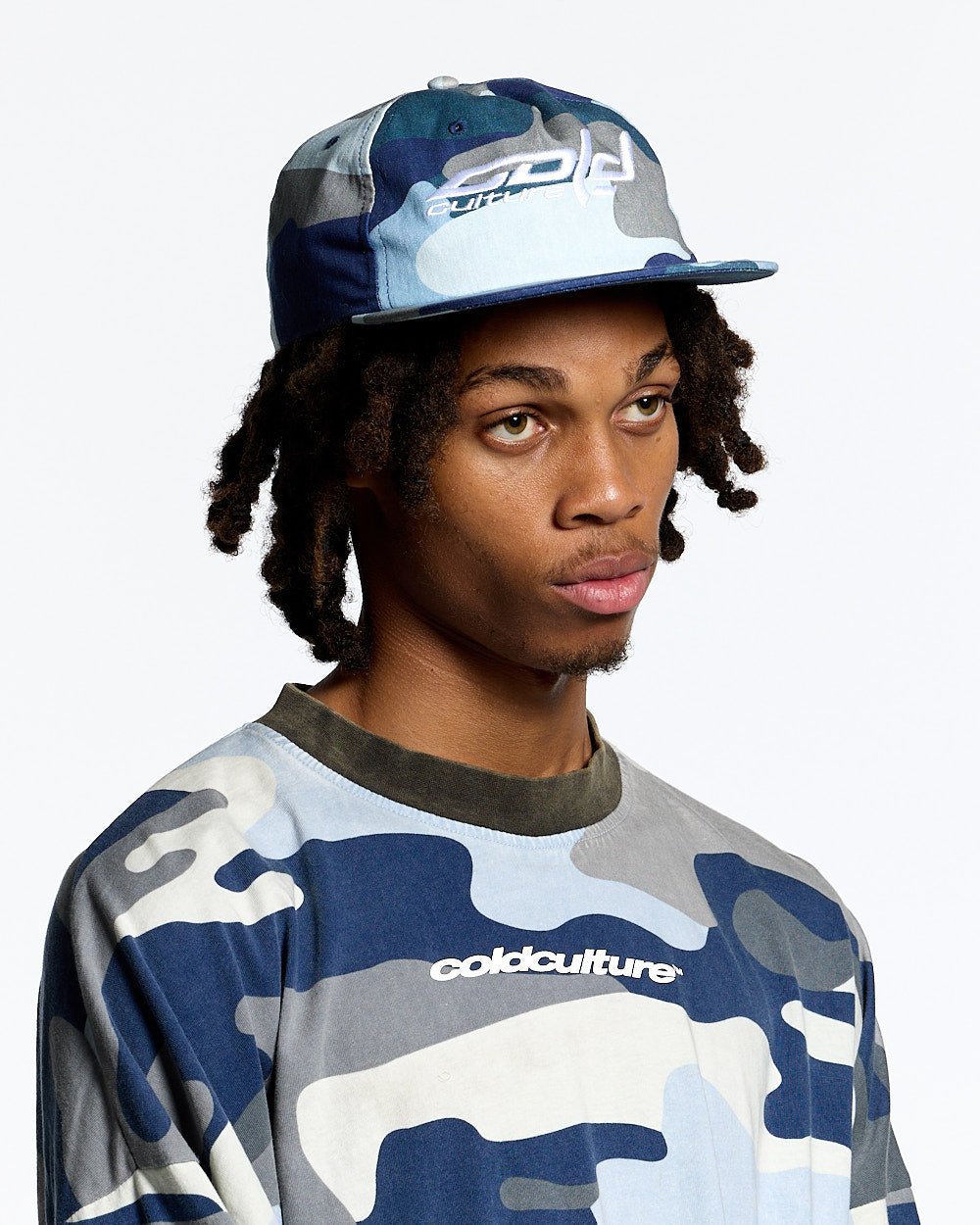 HOCKEY CAP BLUE CAMO - COLD CULTURE