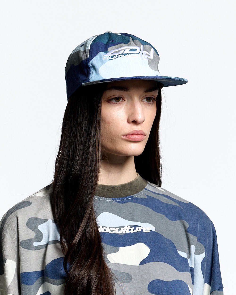 HOCKEY CAP BLUE CAMO - COLD CULTURE