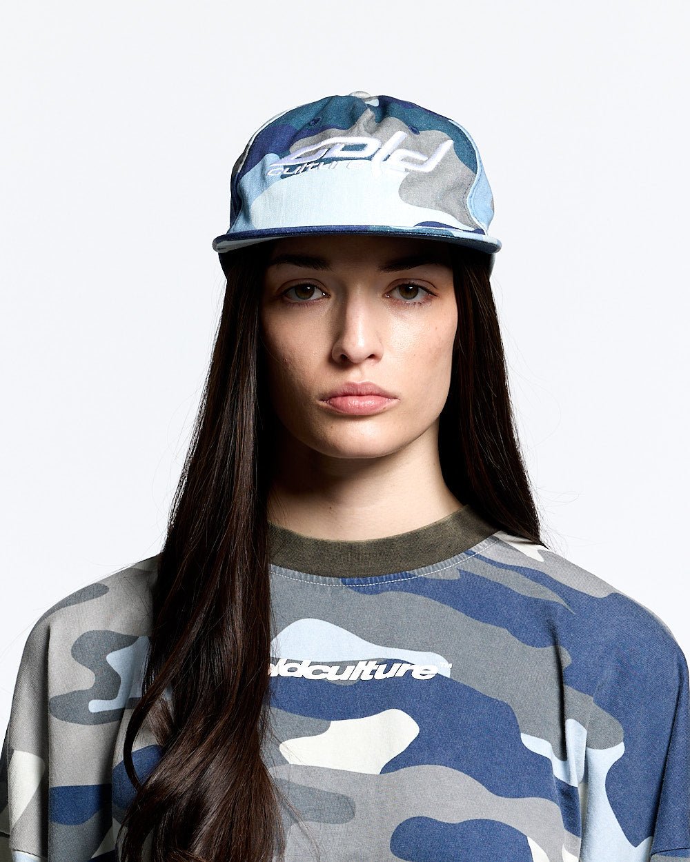 HOCKEY CAP BLUE CAMO - COLD CULTURE