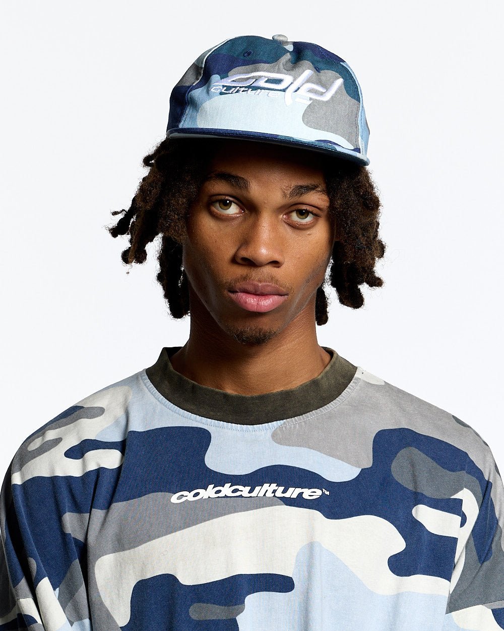 HOCKEY CAP BLUE CAMO - COLD CULTURE