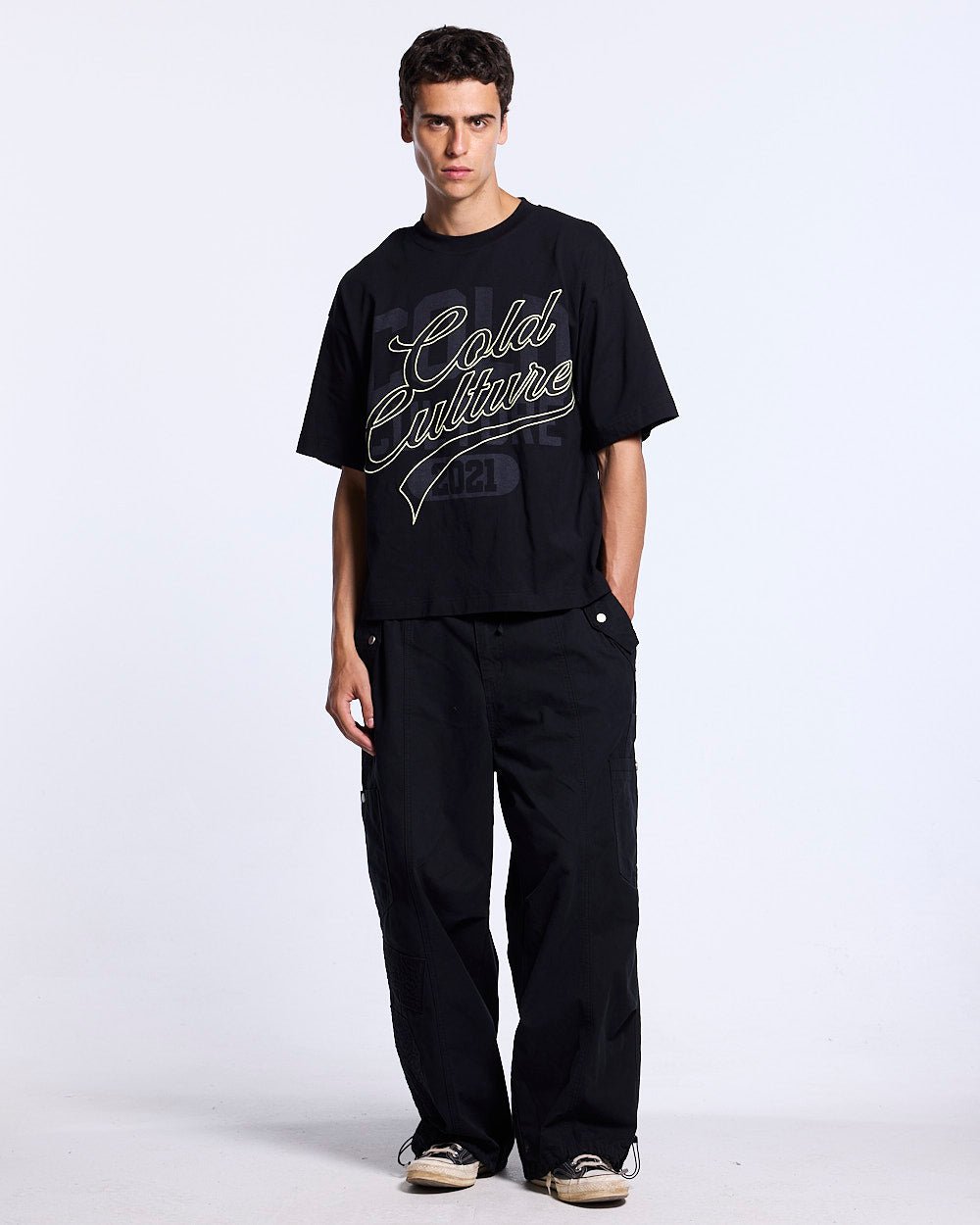 HOMERUN TEE BLACK - Cold Culture