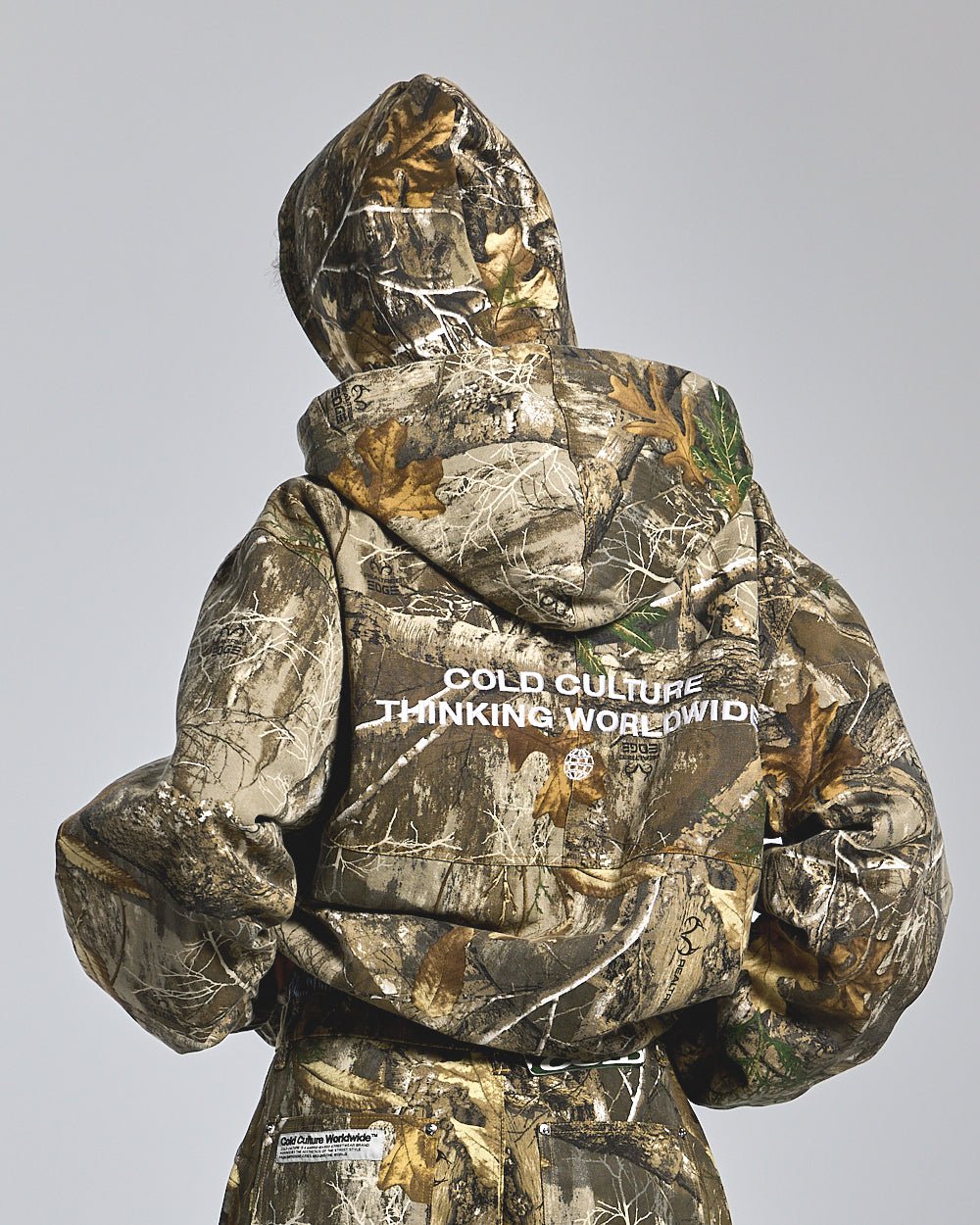 HOODED JACKET REALTREE - COLD CULTURE