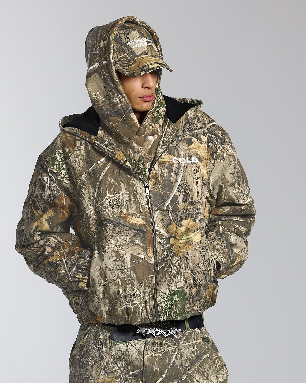 HOODED JACKET REALTREE - COLD CULTURE