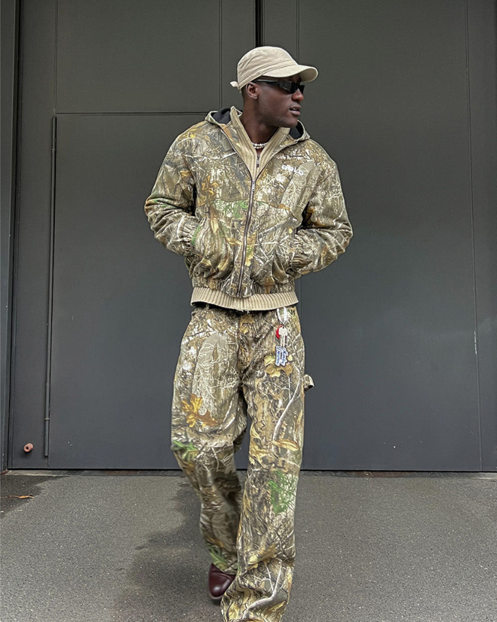 HOODED JACKET REALTREE - COLD CULTURE