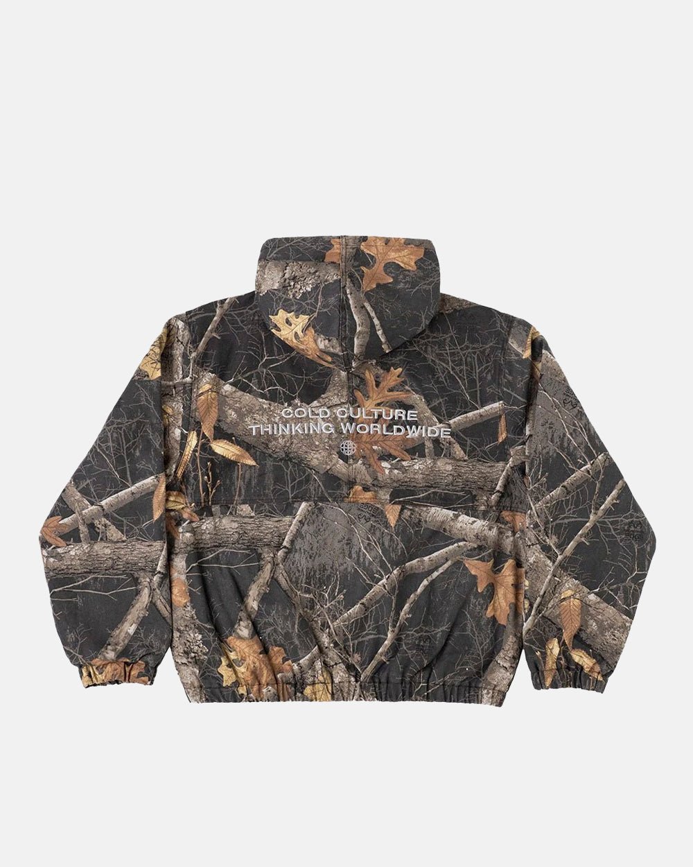 HOODED JACKET REALTREE BLACK - Cold Culture