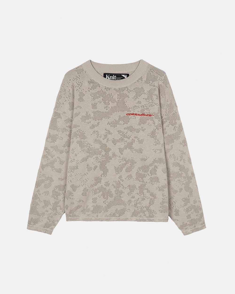 HURRACAINE LONGSLEEVE KNIT BEIGE - Cold Culture