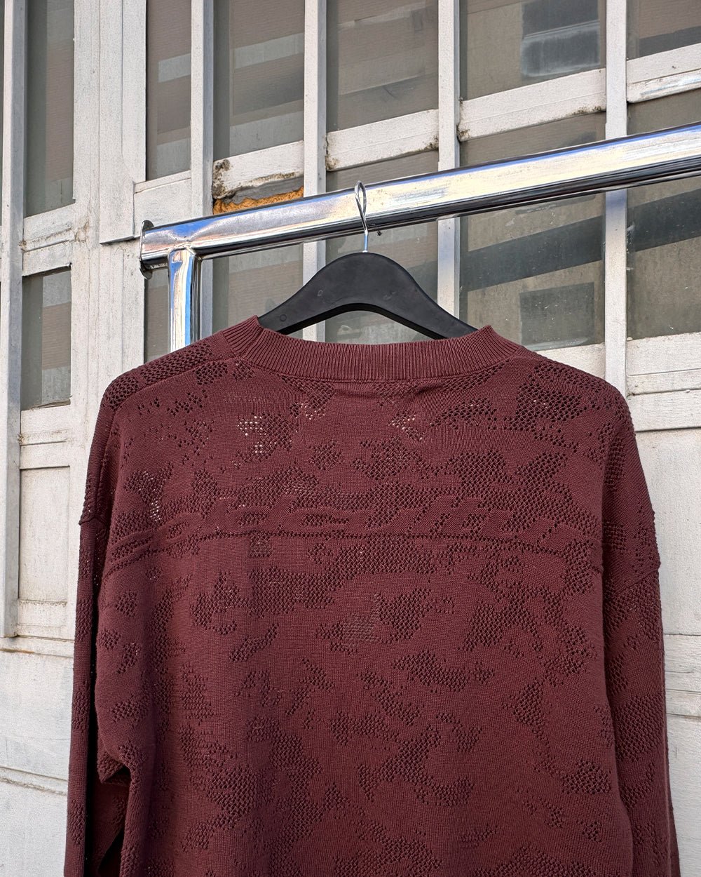 HURRACAINE LONGSLEEVE KNIT BROWN - Cold Culture