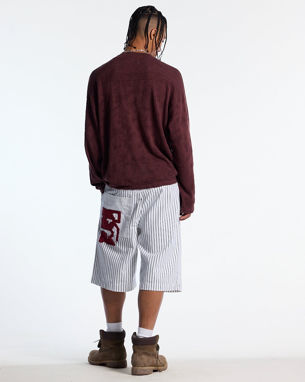 HURRACAINE LONGSLEEVE KNIT BROWN - Cold Culture