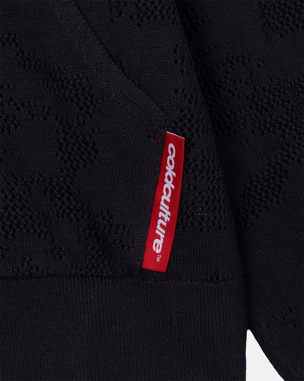 HURRACAINE ZIP KNIT BLACK - Cold Culture