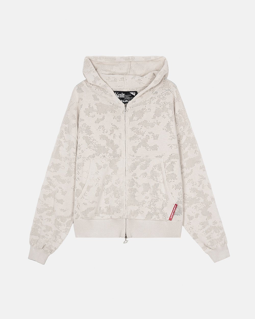 HURRACAINE ZIP KNIT WHITE - Cold Culture