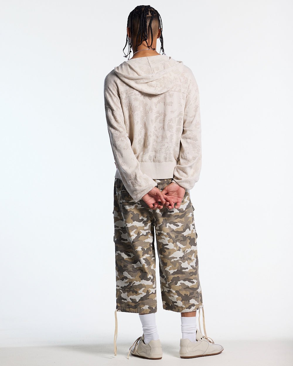HURRACAINE ZIP KNIT WHITE - Cold Culture