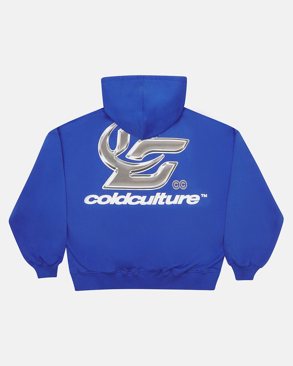 HYPERCHROME HOODIE ELECTRIC BLUE - COLD CULTURE