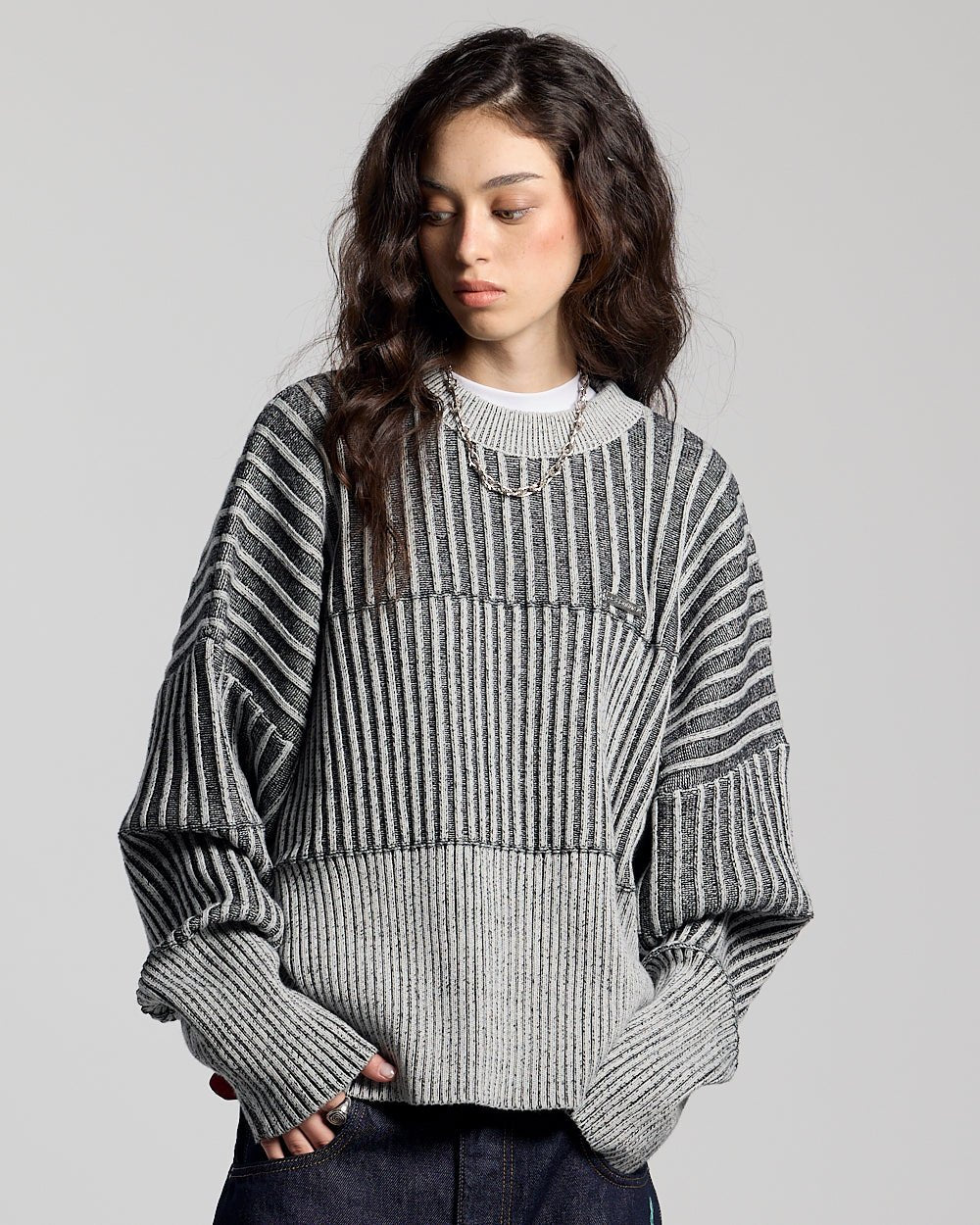 HYPERLINES KNIT BLACK & GREY - Cold Culture