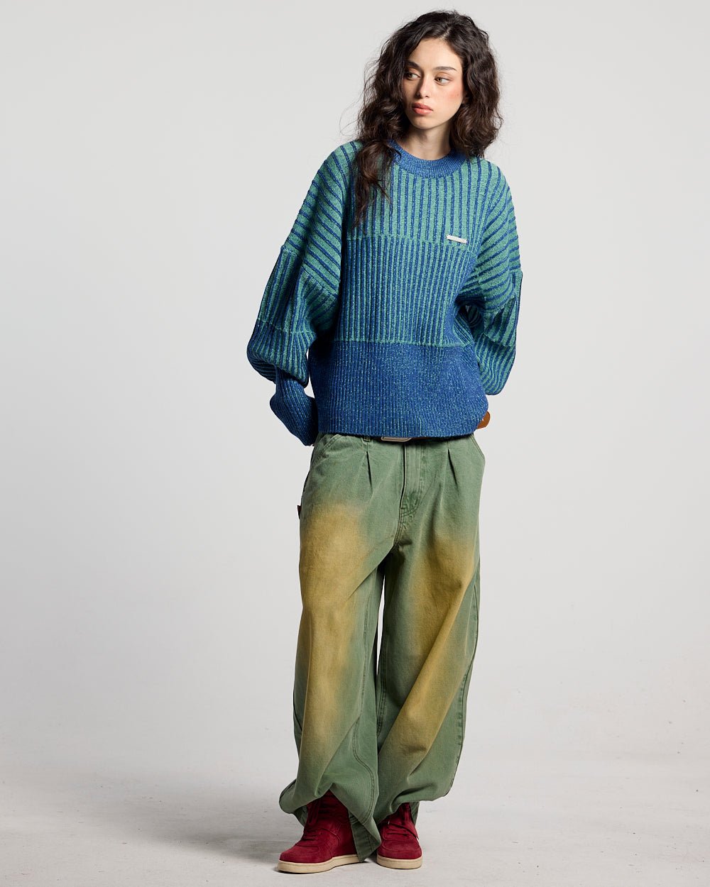HYPERLINES KNIT BLUE & GREEN - Cold Culture