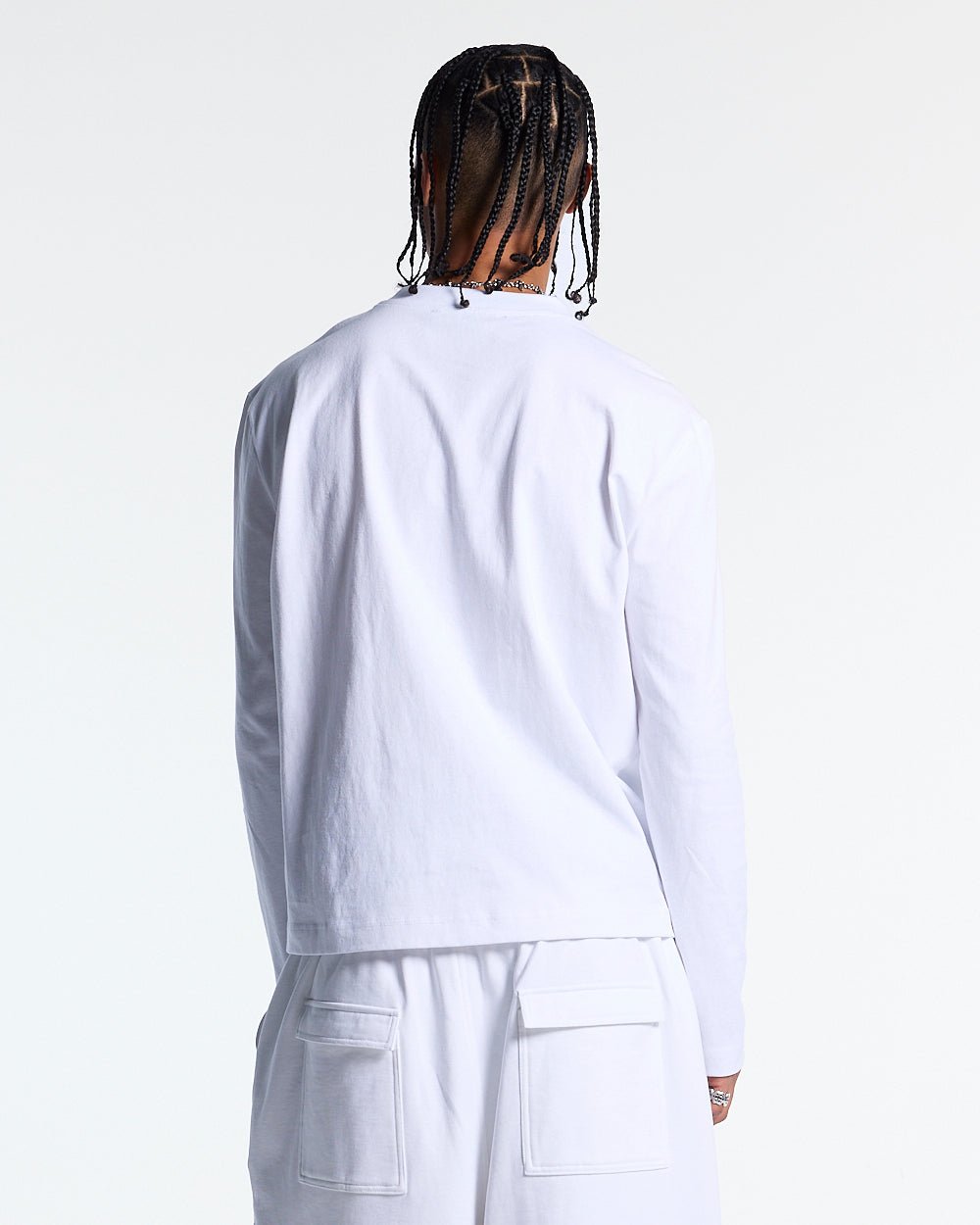 ICON LONGSLEEVE TEE WHITE - Cold Culture