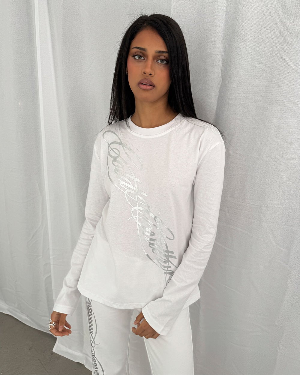 ICON LONGSLEEVE TEE WHITE - Cold Culture