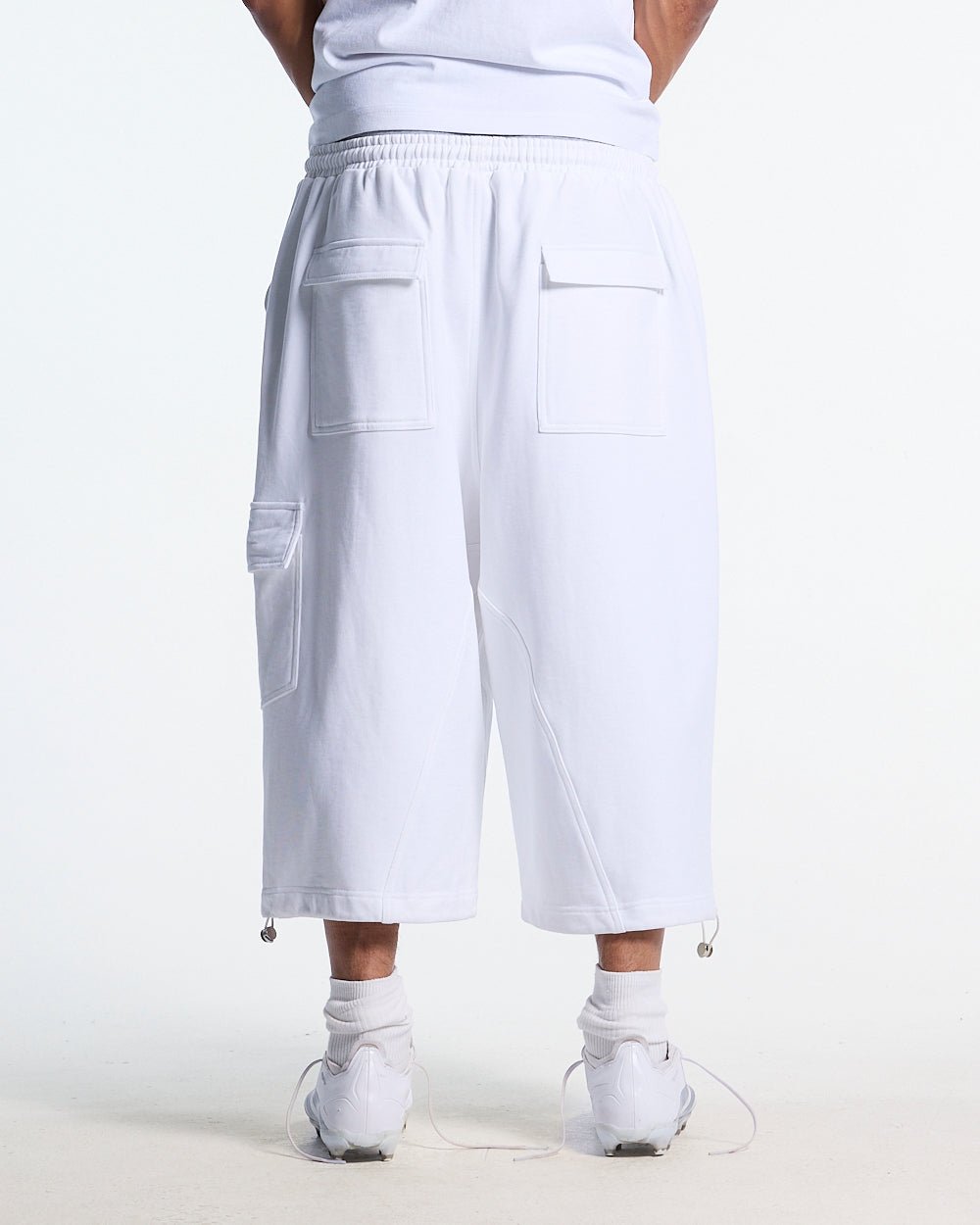 ICON PARACHUTE SHORT WHITE - Cold Culture