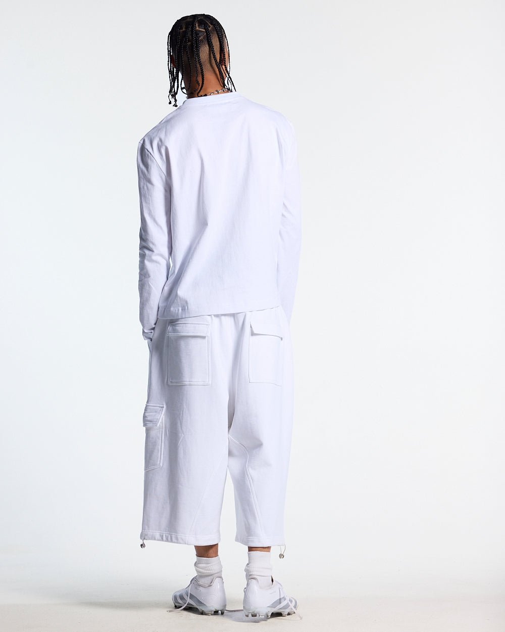 ICON PARACHUTE SHORT WHITE - Cold Culture
