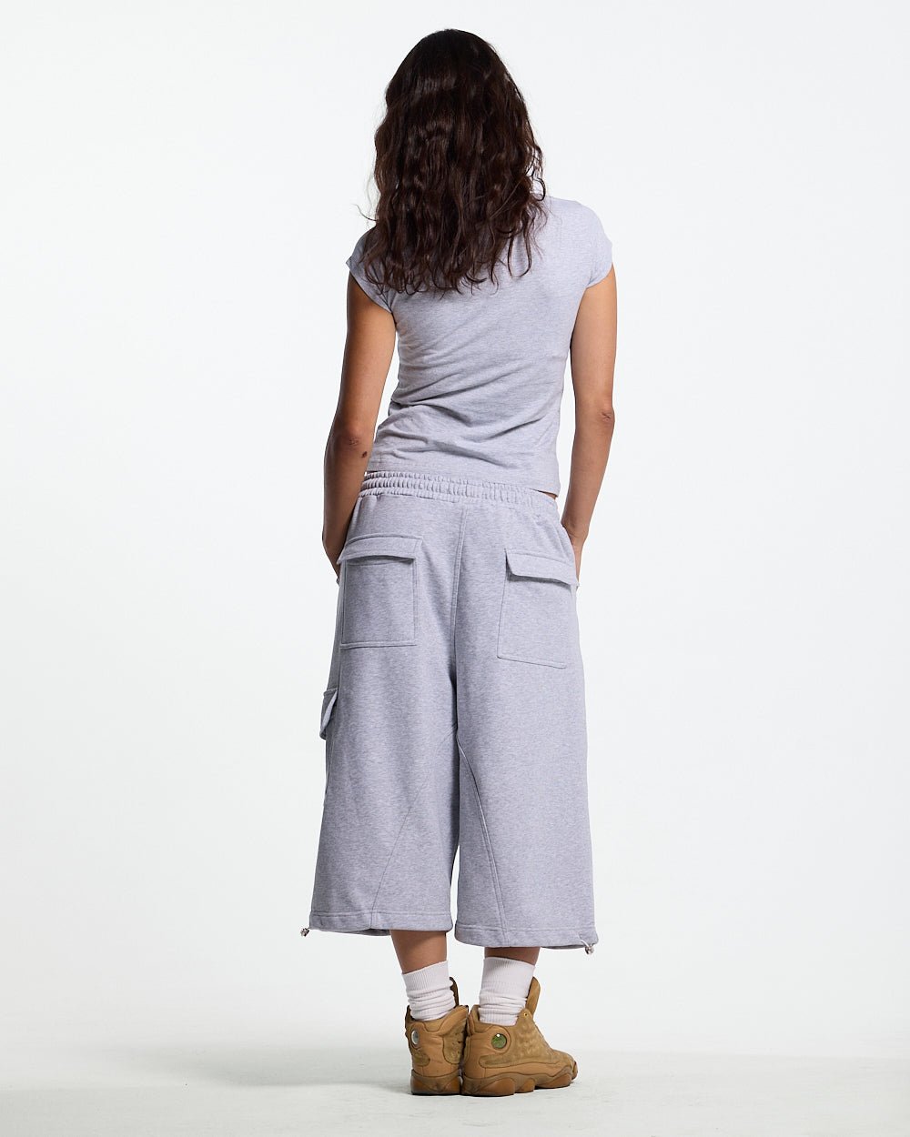 ICON SHORT HEATHER GREY - Cold Culture
