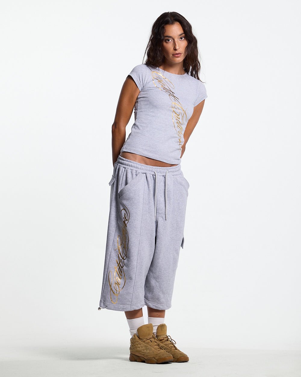 ICON SHORT HEATHER GREY - Cold Culture