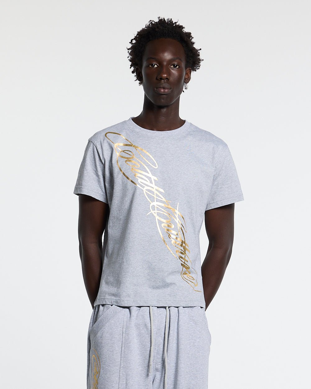 ICON TEE HEATHER GREY - Cold Culture