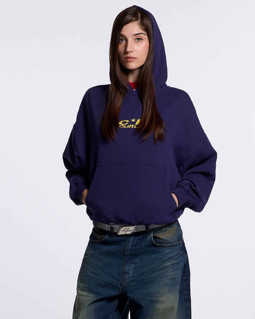ICONIC COLD HOODIE NAVY BLUE - COLD CULTURE