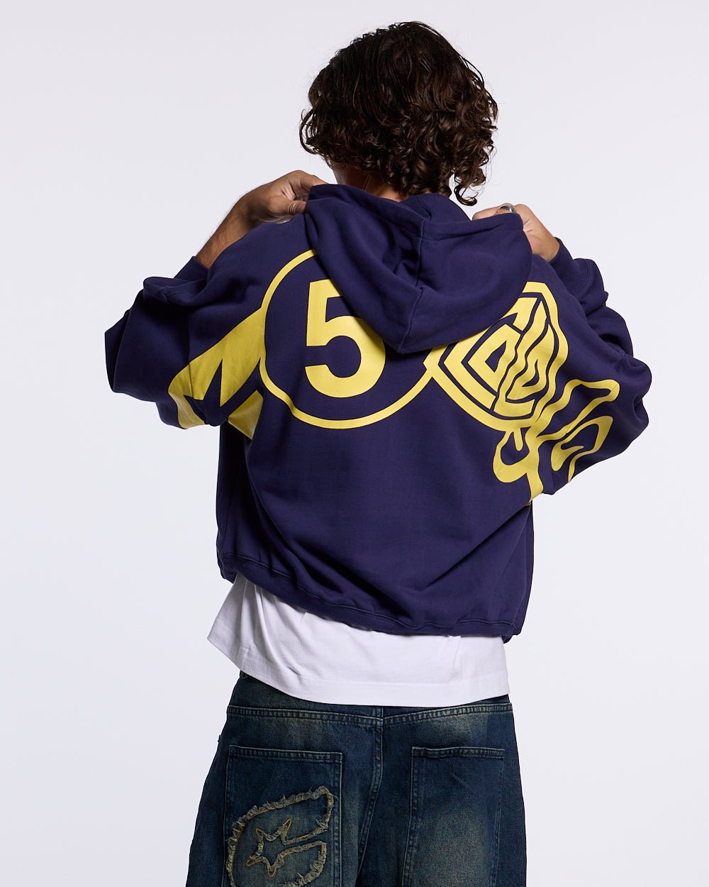 ICONIC COLD HOODIE NAVY BLUE - COLD CULTURE