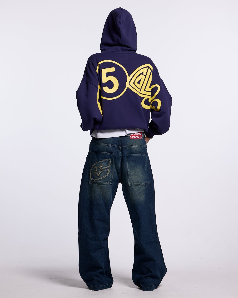ICONIC COLD HOODIE NAVY BLUE - COLD CULTURE
