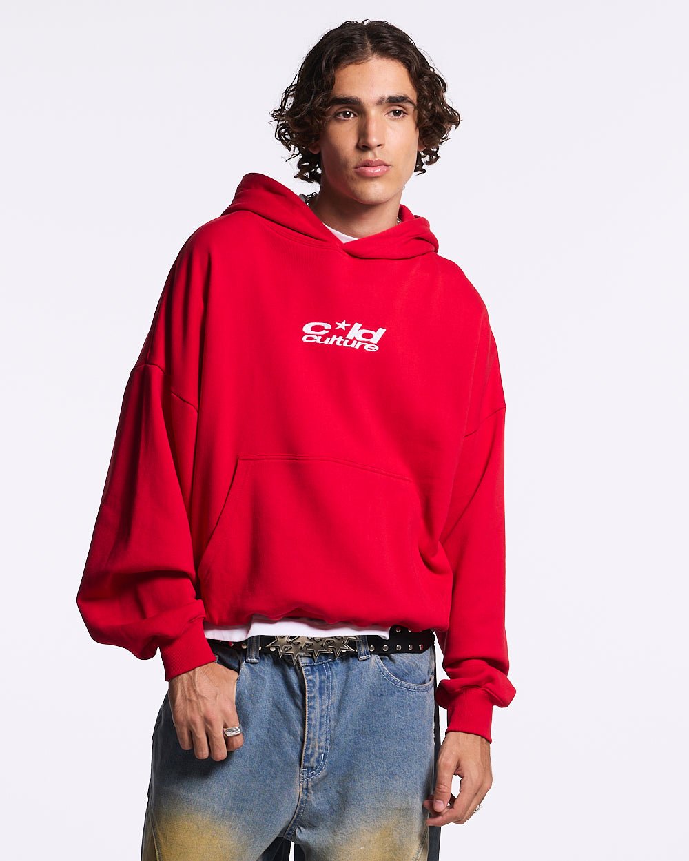 ICONIC COLD HOODIE RED - COLD CULTURE