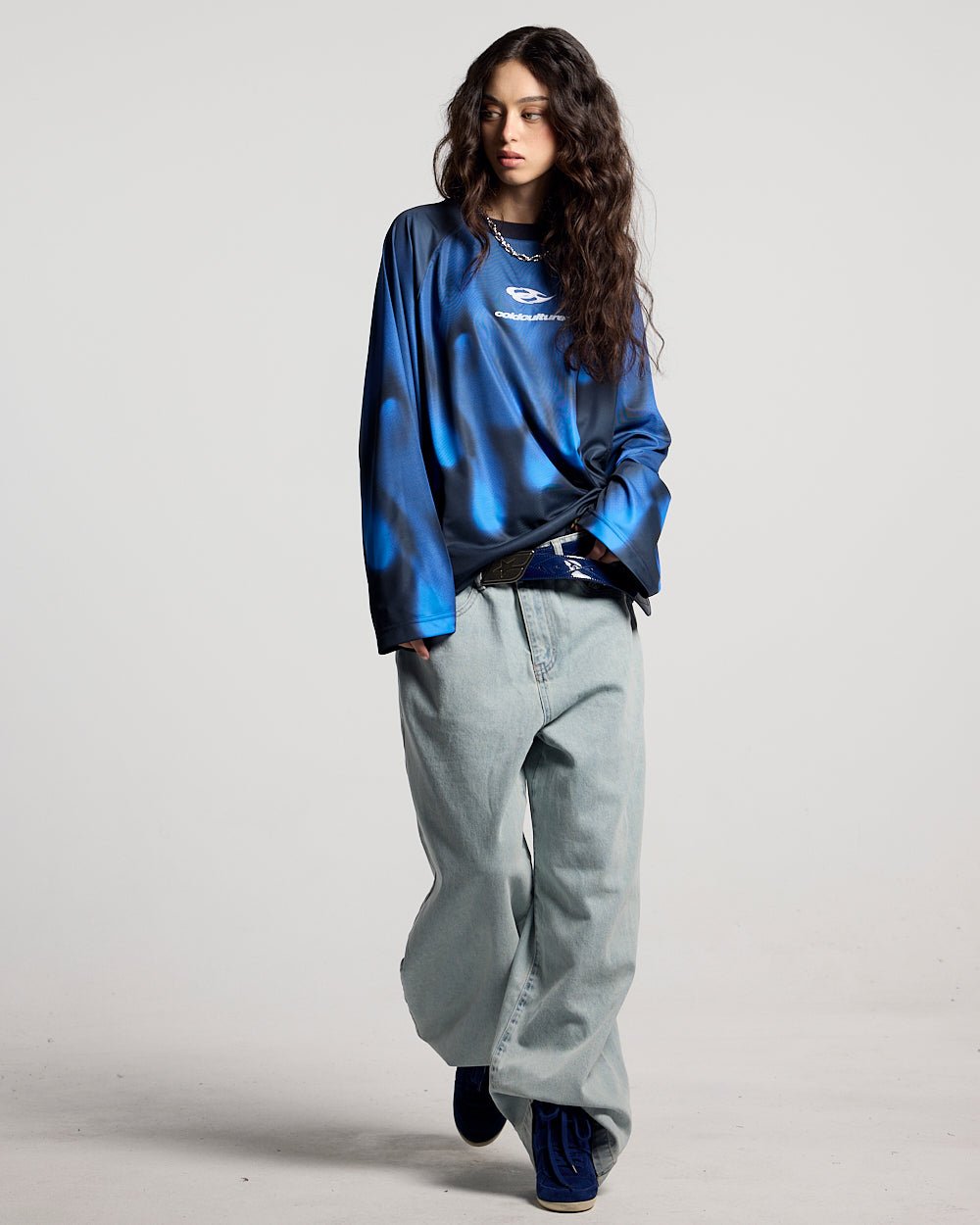 IGNITE LONGSLEEVE BLUE - Cold Culture