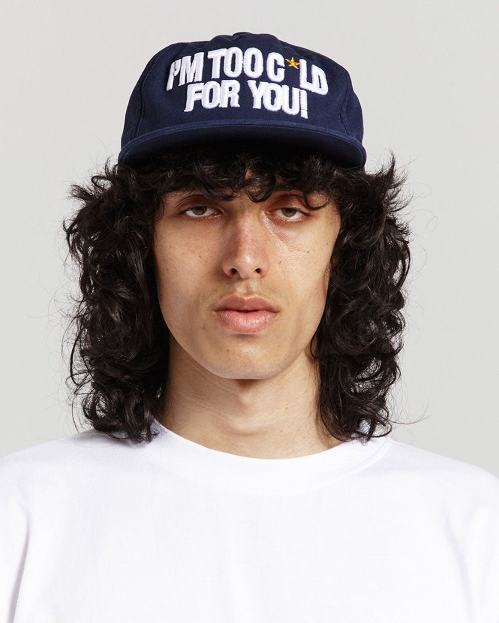 IM TOO COLD CAP NAVY - Cold Culture