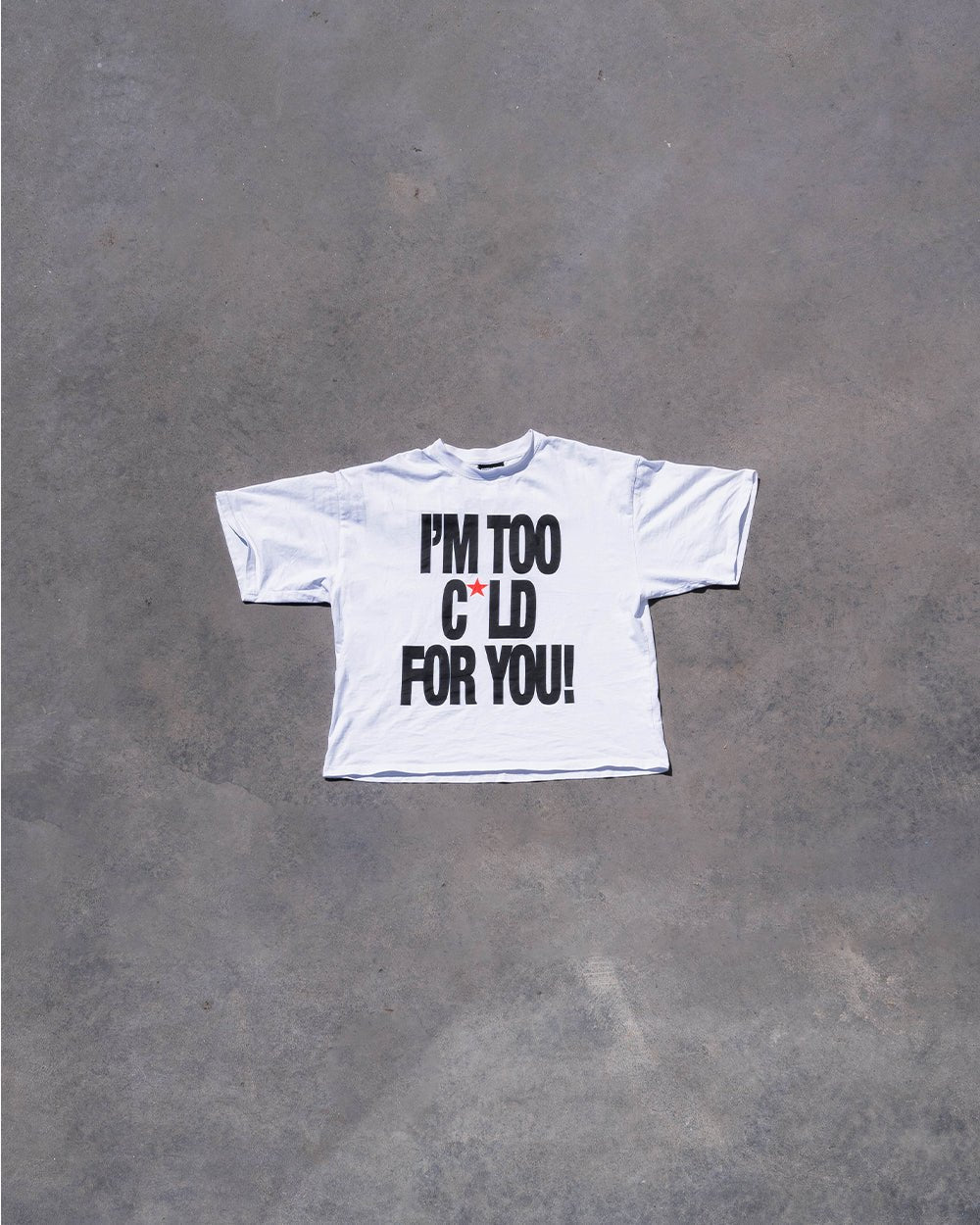 IM TOO COLD TEE WHITE - COLD CULTURE