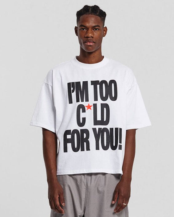 IM TOO COLD TEE WHITE - COLD CULTURE #man